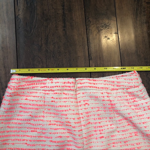 Halogen Tweed pencil skirt Pink White Sz 4P - Picture 5 of 8